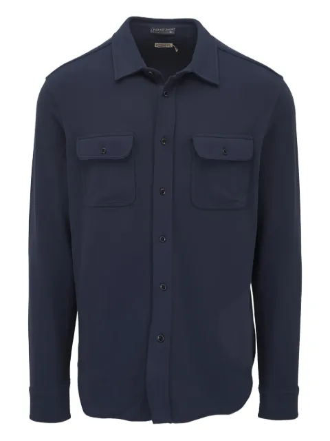 FAHERTY buttoned pocket shirt Blue MXC0002AVT