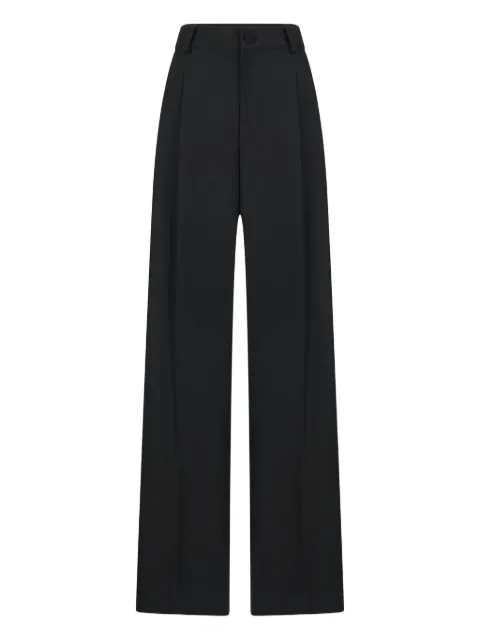 Amen pleat-detail trousers Black AMW25307009