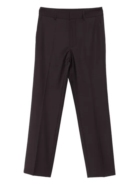 Patrizia Pepe slim-fit wool trousers Black 5P507RA1WK
