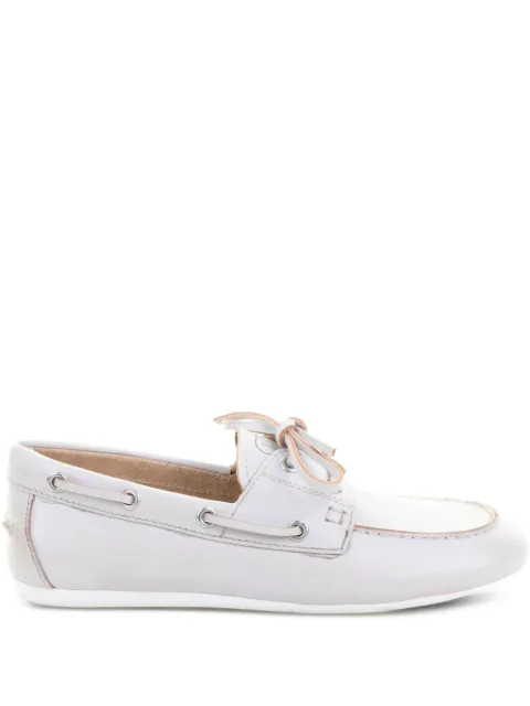Bibi Lou Tana leather lace-up loafers White 614Z24FS