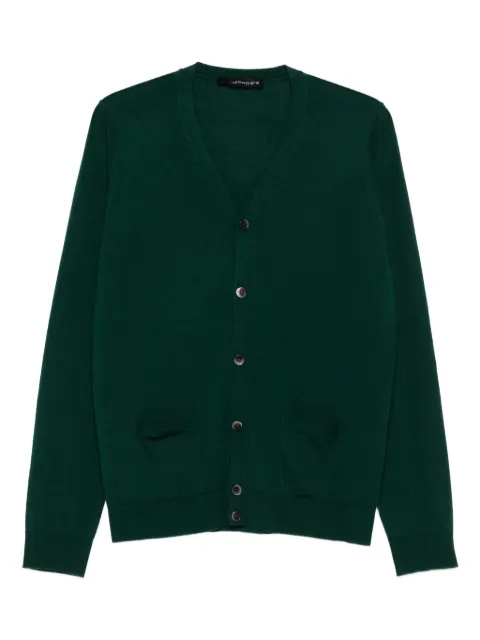 Jeordie's V-neck cardigan Green 130620940