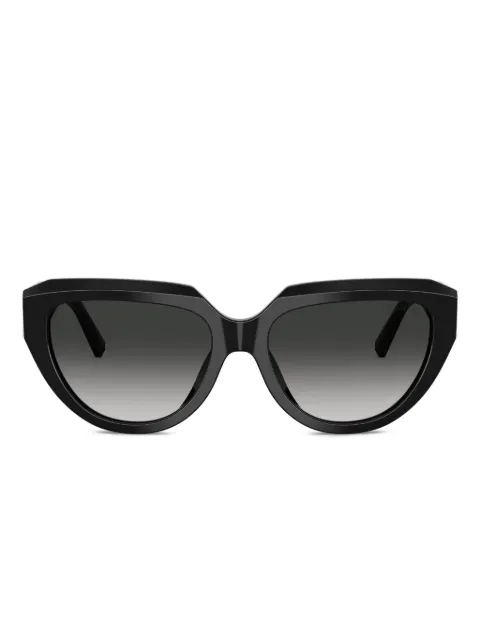Tiffany & Co Eyewear logo-plaque sunglasses Black TF4238U