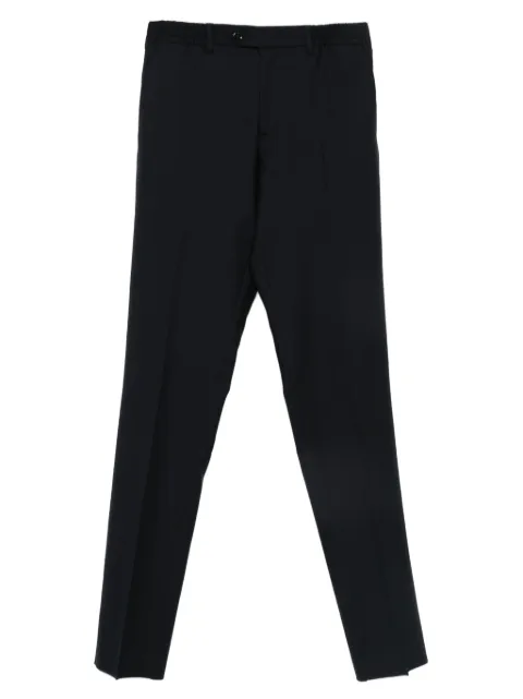 Lardini virgin wool blend straight-leg trousers Blue AAPAWCN65402