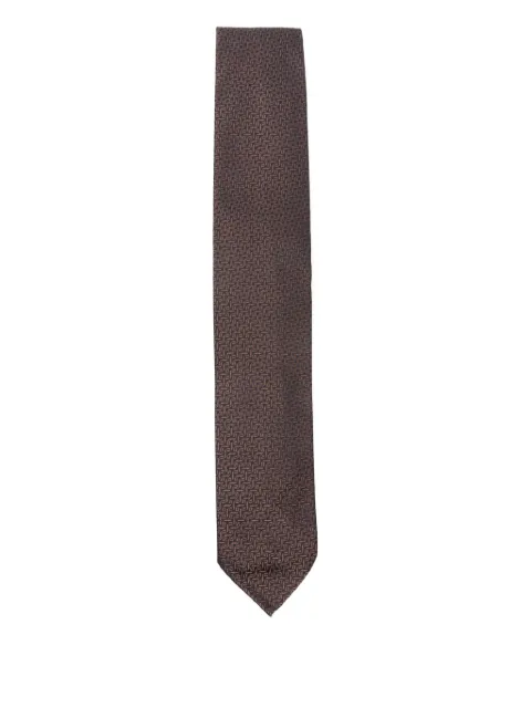 Lardini silk tie Brown AACRB7AA65138