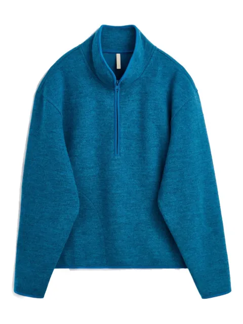Sunflower half-zip wool sweatshirt Blue 2055227