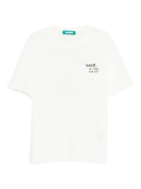 BARROW graphic-print t-shirt White F5BWUATH122