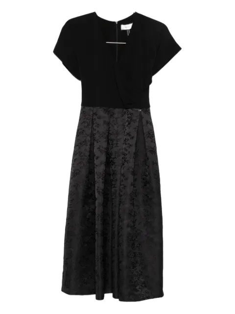 NISSA floral-pattern dress Black RC16118