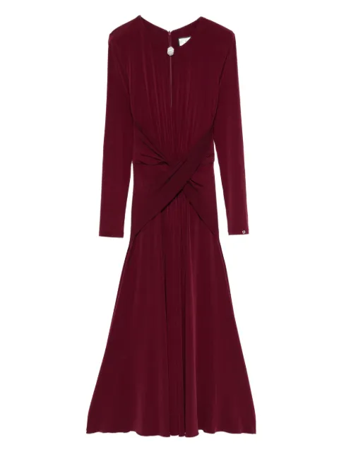 NISSA crystal-detail midi dress Red RS15835M