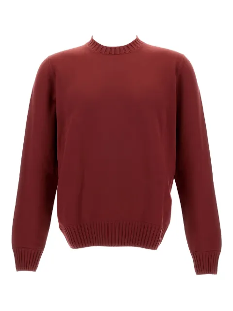 Gran Sasso ribbed long-sleeved sweater Red 5710620201253