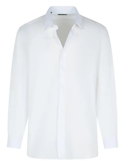 TOM FORD pointed-collar button-cuffs shirt White HRBF02CGS88