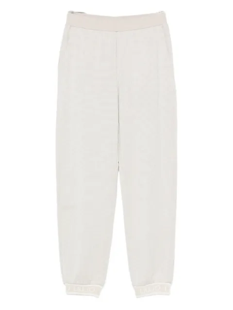 LIU JO straight-leg track pants Neutrals TF5284J4747A8586