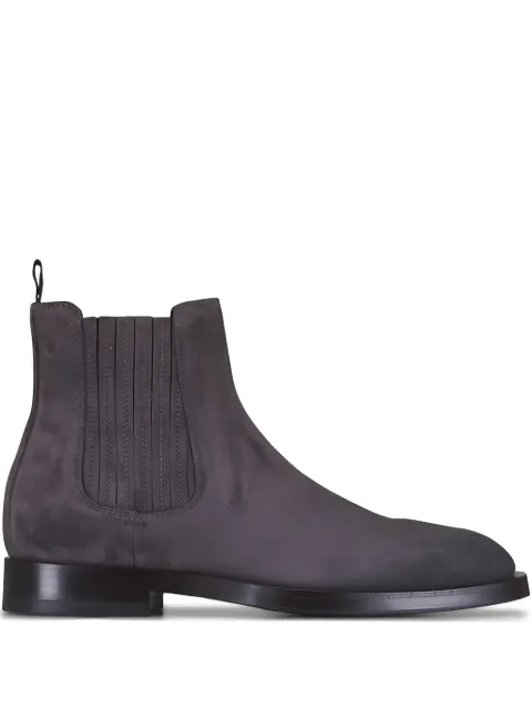 Brunello Cucinelli elastic-panel suede boots Grey MZUPEAV715C7286