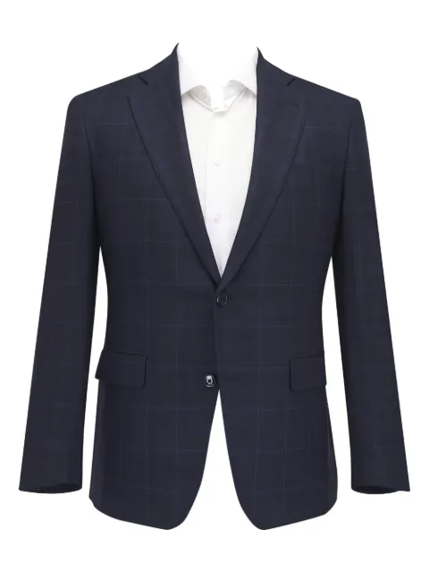 Atelier Munro check-pattern blazer Blue MUS014