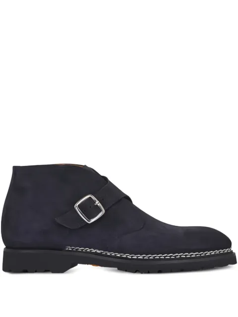 Bontoni Visionario buckle-strap boots Blue VISIONARIODKNVY