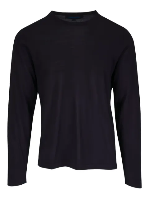 Pya fine-knit long-sleeve T-shirt Black P114C05926
