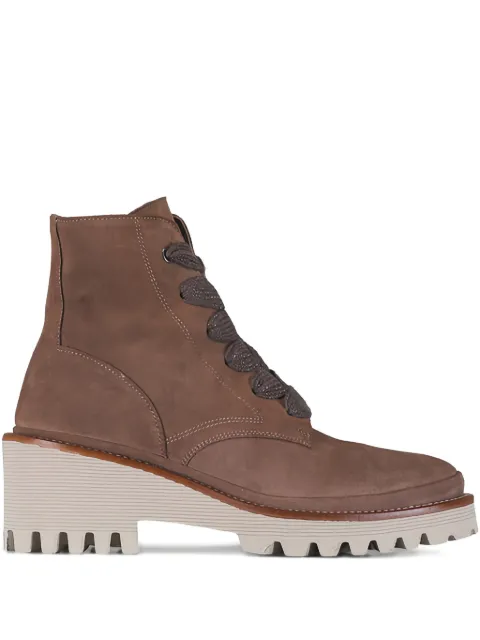 Ron White Eris lace-up lug-sole boots Brown ERISMINK