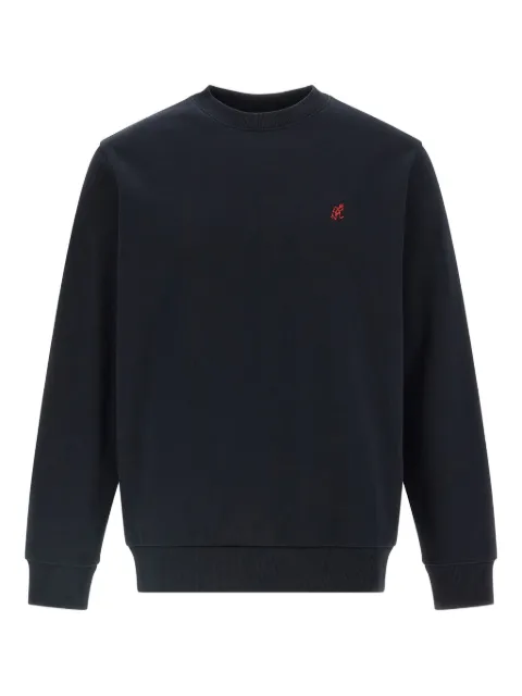 Gramicci logo-embroidered crew-neck sweatshirt Blue G308FTDARKNAVY
