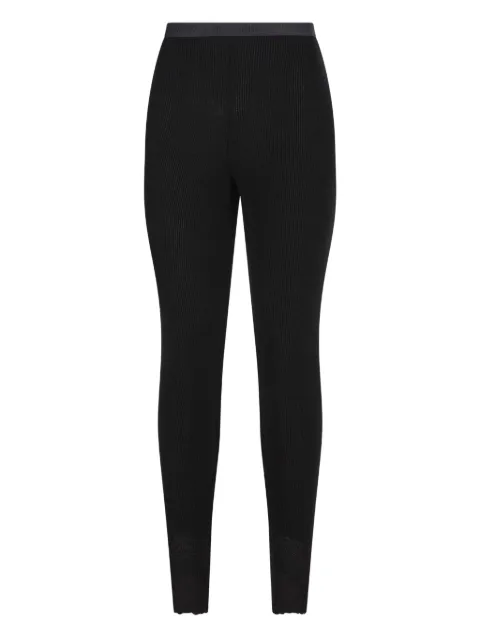 Valentino Garavani Cashmere Leggings Black BKF02R9SH