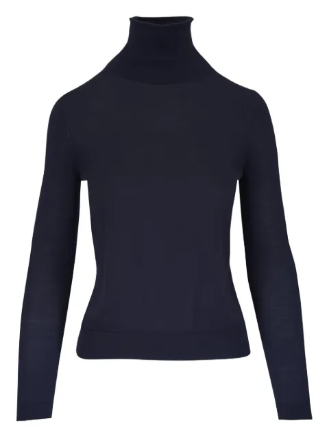 Lafayette 148 turtleneck long-sleeves sweater Blue MWCN6RKC61