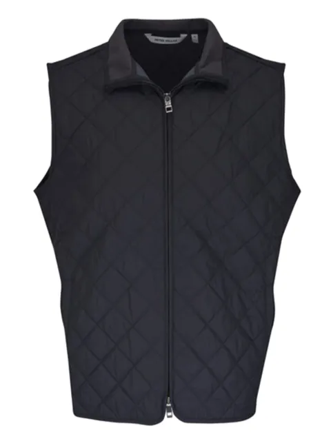 Peter Millar quilted zip-up gilet Black ME0Z01001
