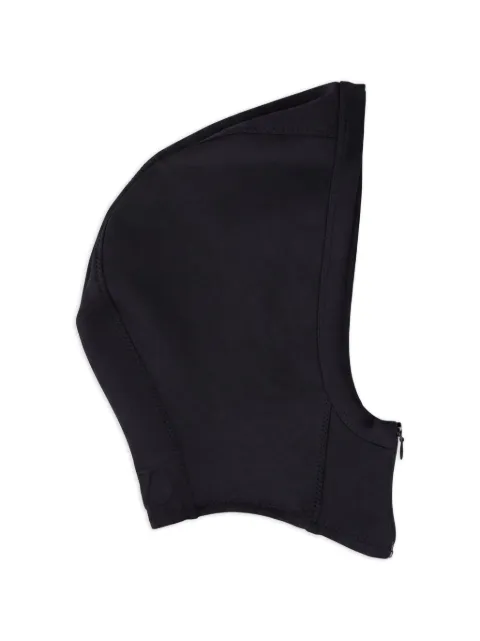 Valentino Garavani VLogo Signature jersey hood with zip Black WHM00HVAD