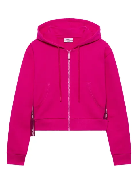 GCDS zip hooded jumpers Pink B2EW1901JD1