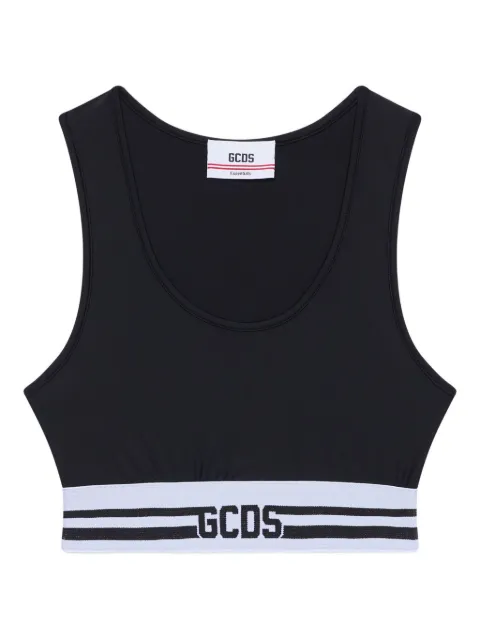 GCDS logo-embellishment tank top Black B2EW2804JK0