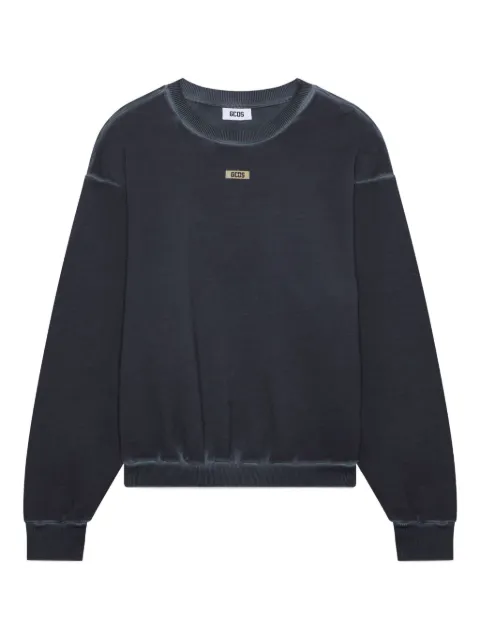 GCDS logo-patch sweatshirt Blue B2CM1511JE8