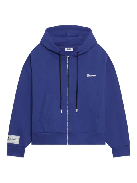 GCDS zip-up hoodie Blue B2CM1906JE8