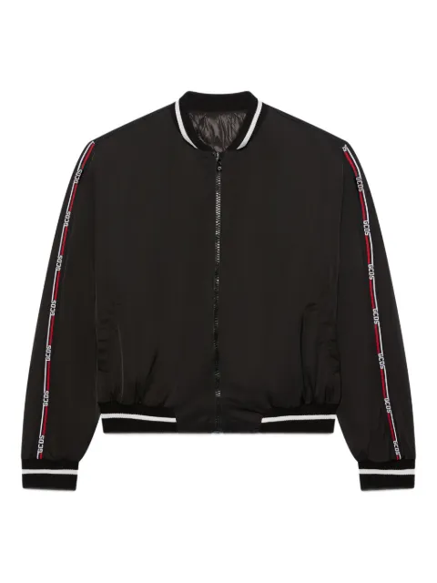 GCDS logo-embellishment bomber jacket Black B2EM0903MA0