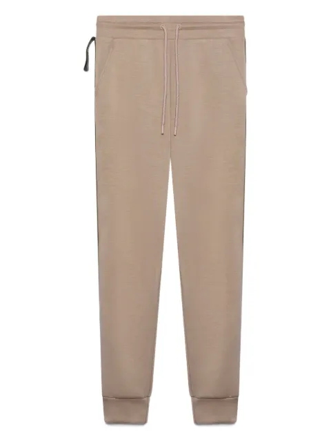 GCDS logo-tape scouba track pants Neutrals B2EW3002JJ3