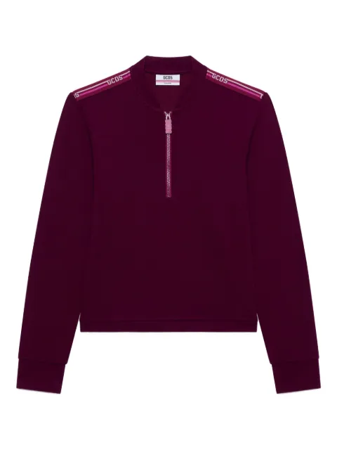 GCDS zip detail sweatshirt Red B2EW2800JJ6