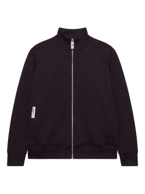 GCDS zip patterned jacket Red B2CW2001TQ6