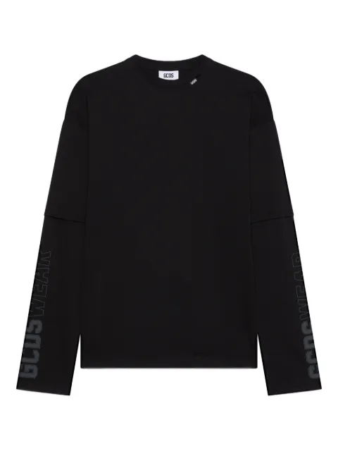 GCDS long-sleeve T-shirt Black B2CM2206JF1