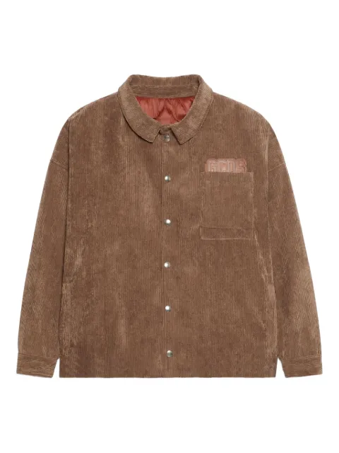 GCDS corduroy shirt jacket Brown B2CM2410TR1