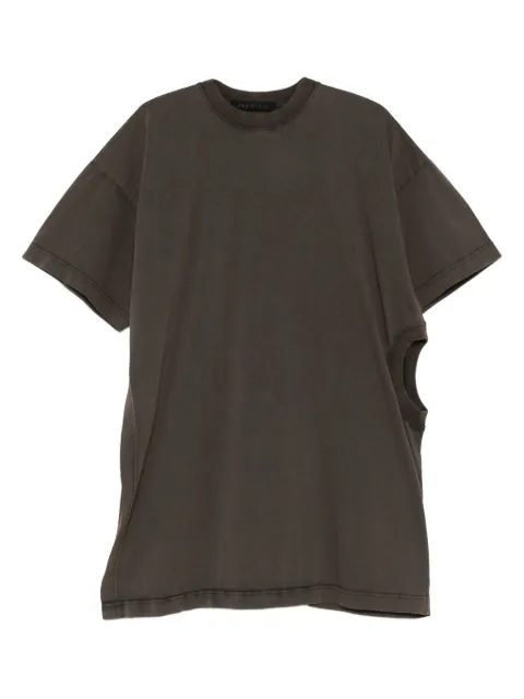 ALAINPAUL draped T-shirt Brown S4WJETO04