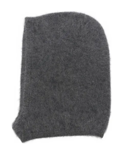 Lisa Yang brushed-effect cashmere balaclava Grey 4025305