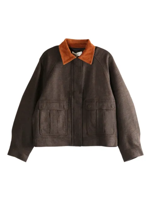 ATELIER NEW YORK collared pocket jacket Brown ATSS1JK1024