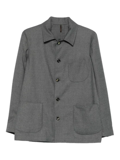 Dell'oglio patch-pocket single-breasted suit Grey V738MF26E3885