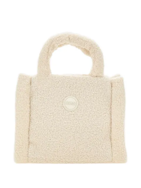 Colmar teddy-effect square tote bag White 4945R3XB04