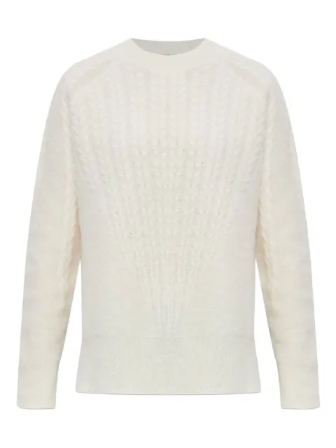AllSaints Kit cable-knit jumper White KITW014KD