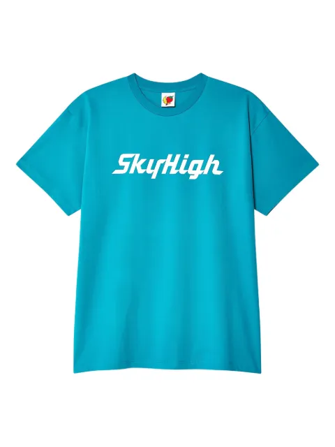 Sky High Farm logo-print T-shirt Blue 61091004