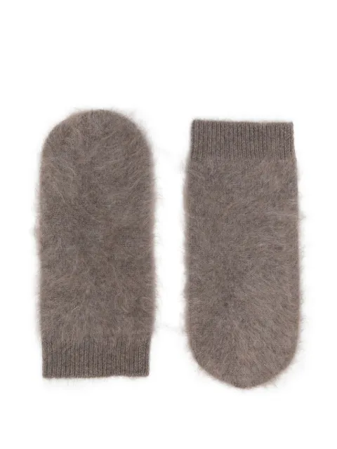 Lisa Yang cashmere gloves Brown 4024521