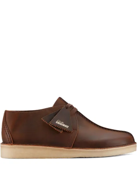 Clarks Originals leather lace-up boots Brown 26178475