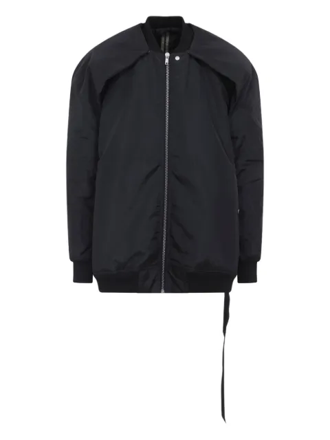 Rick Owens DRKSHDW padded zip-front bomber jacket Black DU02E7789NCV