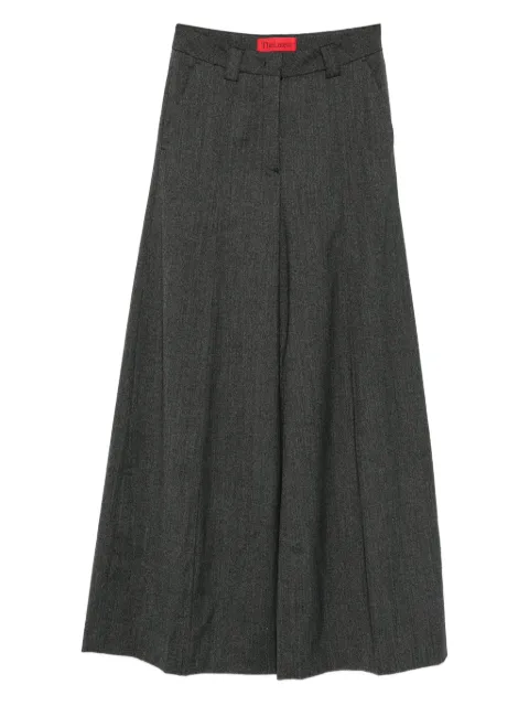 THELATEST wide-leg trousers Grey TLWC3101W0218ABTP