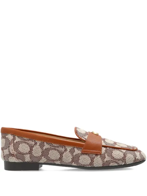 Coach Sculpted C loafers Brown CCD68