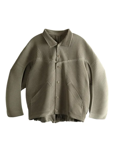 Homme Plissé Issey Miyake pleated jacket Grey HP58JC091