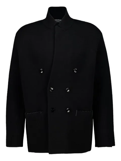 TOM FORD button-fastening jacket Black KJL003YMK092