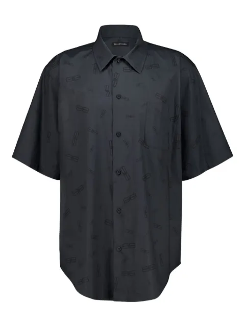 Balenciaga minimal cotton shirt Grey 852334TTL67